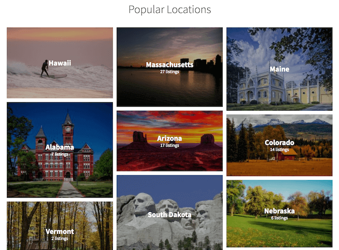 Popular Locations